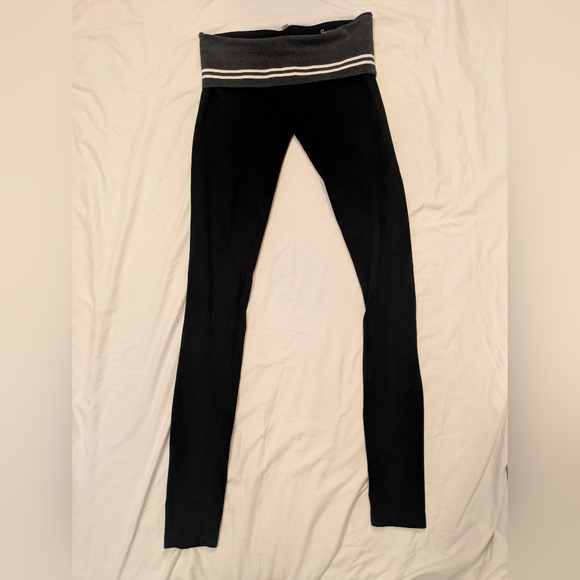 Authentic Y2K Victoria's Secret Angel Fold-over Leggings - Picture 2 of 6